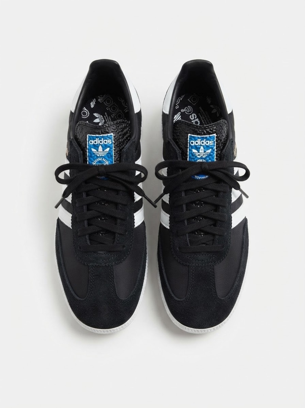 adidas SL 72 Men’s Sneakers in Black, White & Gum size 10 - Picture 2 of 8